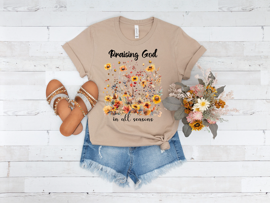 Praising God in All Seasons - Flower Field